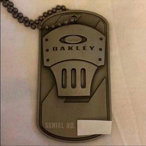 Super Rare Oakley Employee Dog Tag Serial Numbered